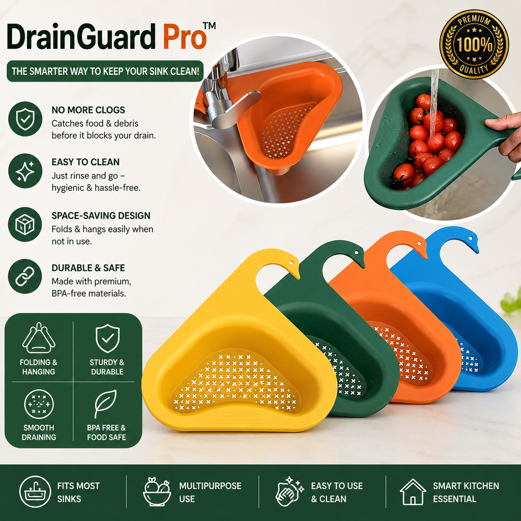 DrainGuard Pro™ | Pack of 2 Anti-Clog Sink Filter