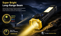 High Power Rechargeable LED Torch with 500m Range